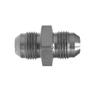 Large Hex Union, 3/8 in Male JIC x 3/8 in Male JIC, Steel