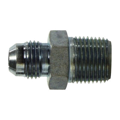 Adapter, 5/16-in Male JIC x 1/2-in Male NPTF, Steel