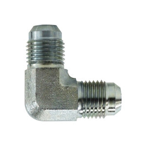 90-deg Union Elbow, 3/8-in Male JIC x 1/4-in Male JIC, Steel
