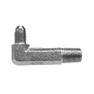 90-deg Extra Extra Long Elbow, 3/4-in Male JIC x 3/4-in Male NPTF, Steel