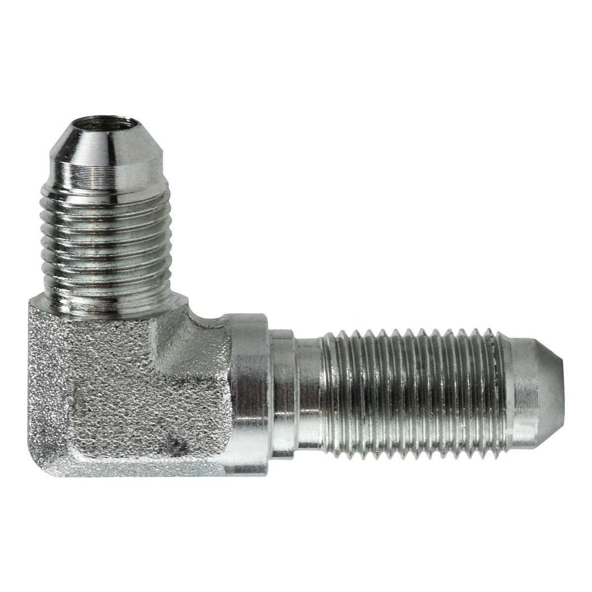 90-deg Bulkhead Union Elbow, 5/16-in Male JIC x 5/16-in Male JIC, Steel