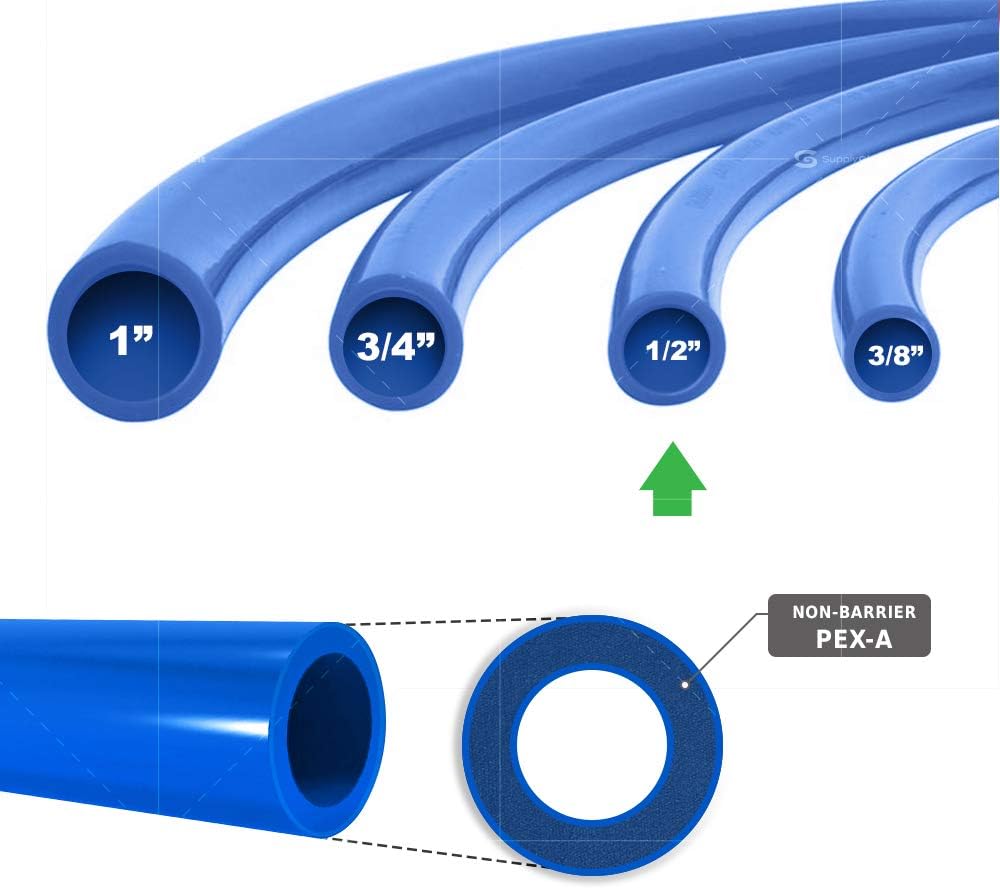 3/4" x 100' PEX-A Potable Water - 100' Coil - Blue