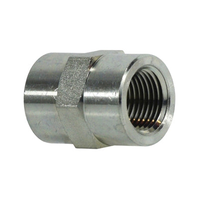 Reducing Pipe Coupling, 1-in Female NPTF x 3/4-in Female NPTF, Steel