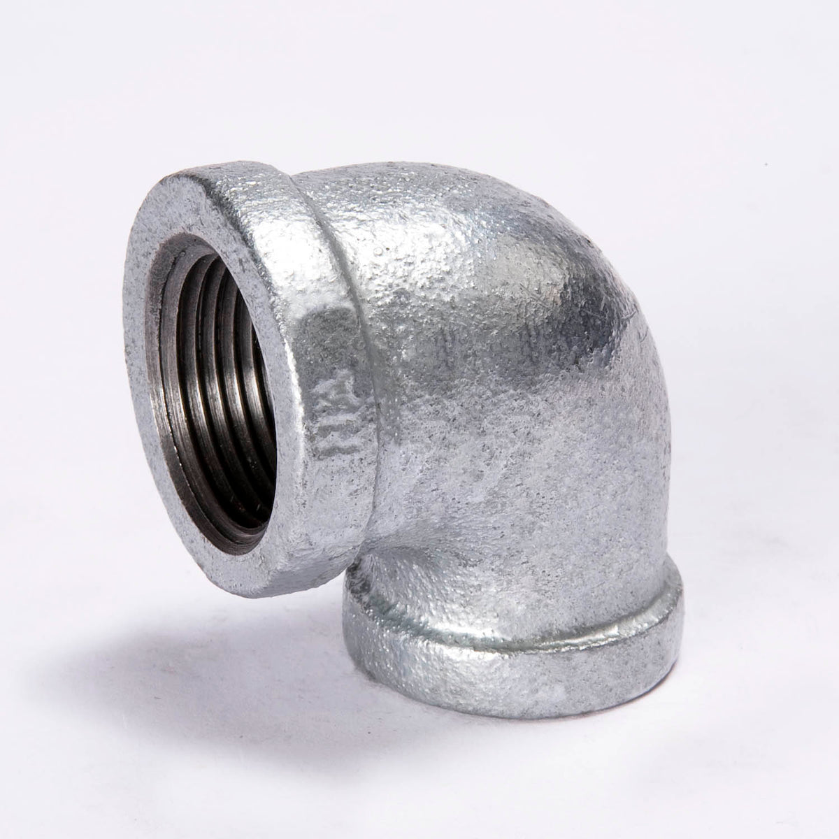 3-in x 2-in FIP Galvanized 90-degree Reducing Elbow - Bulk - Fittings N' Valves