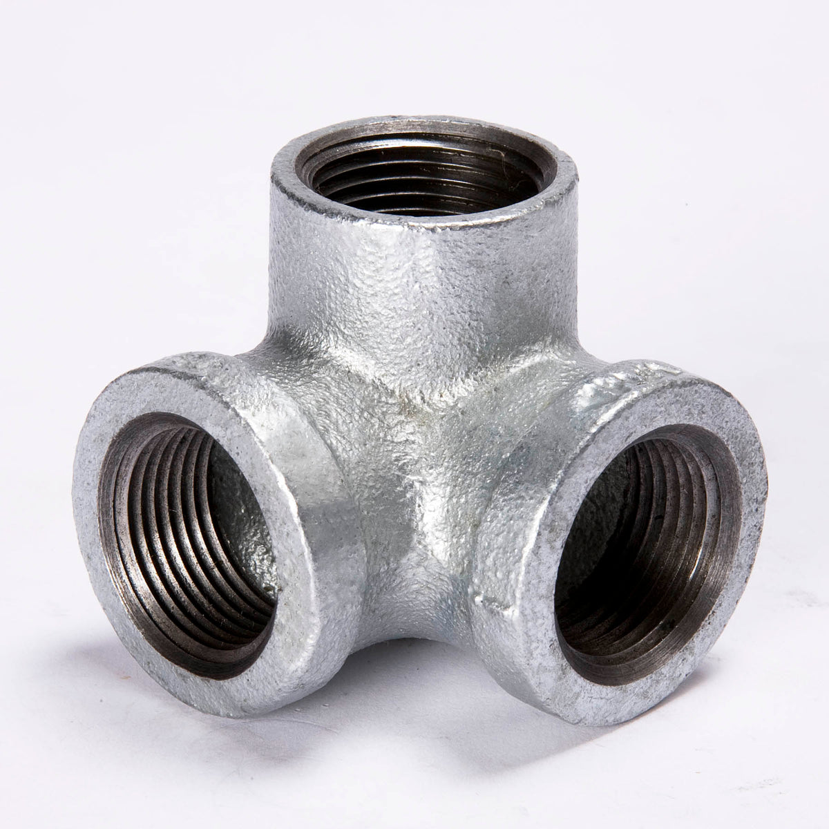 1-1/4-in FIP Galvanized Side Outlet Elbow - Bulk - Fittings N' Valves