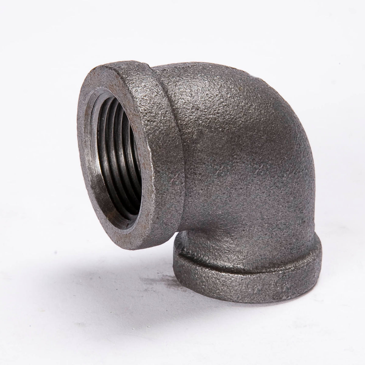 1/4-in x 1/8-in FIP Black Iron 90-degree Elbow - Bulk - Fittings N' Valves