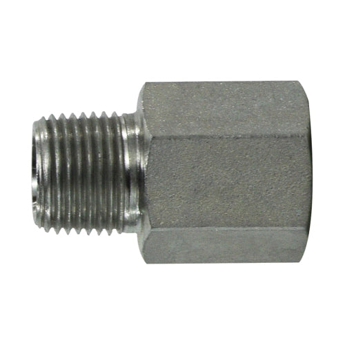 Pipe Expander, 1/4-in Male NPTF x 1/2-in Female NPTF, Steel