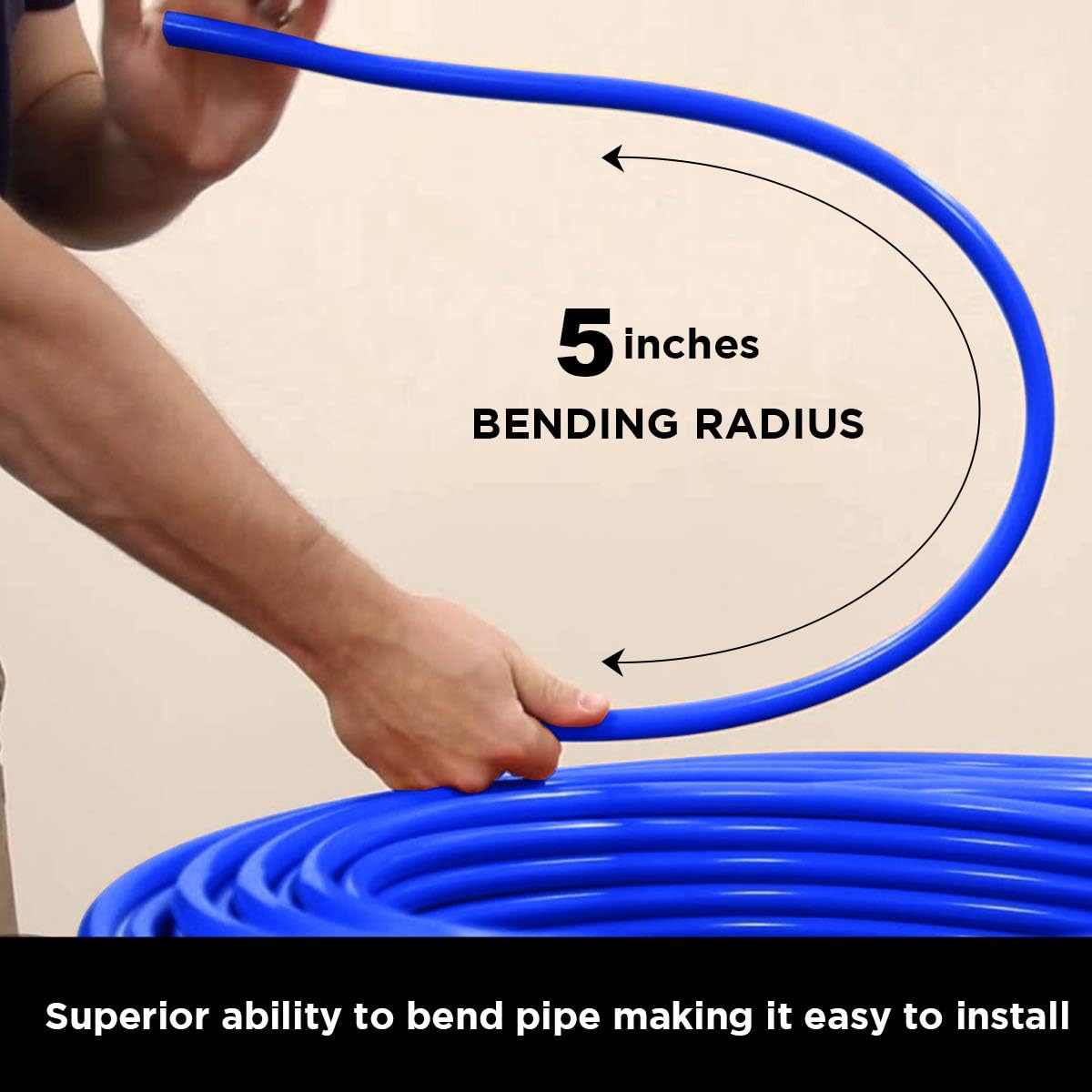 1" x 500' Pex-A Potable Water - 500' Coil - Blue