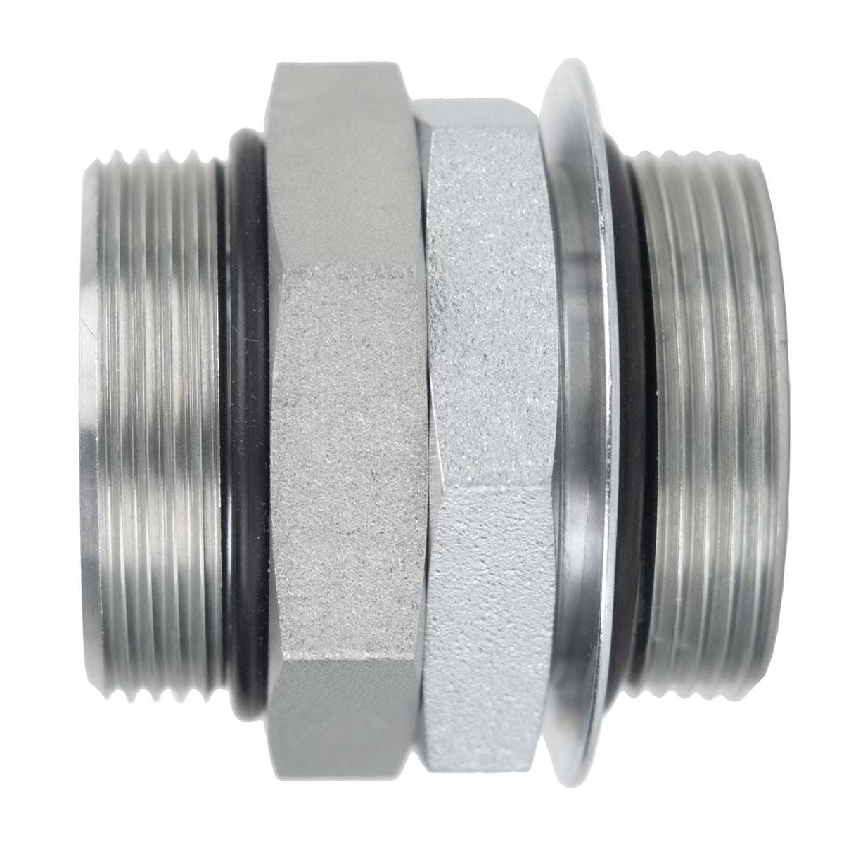 Adjustable Union, 1/2-in Male Adjustable O-Ring Boss x 1/2-in Male Adjustable O-Ring Boss, Steel