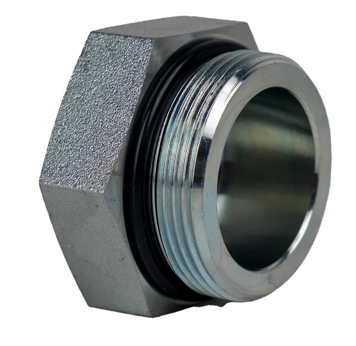 External Hex Plug, 1/4-in Male O-Ring Boss, Steel