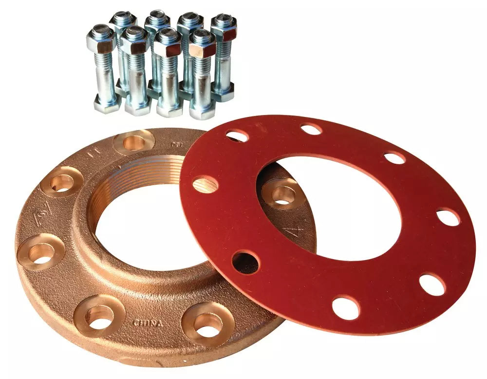 6" Brass Threaded Companion Flange (Lead Free)