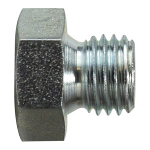 Metric Hex Head Plug, M22 Male Metric, Steel