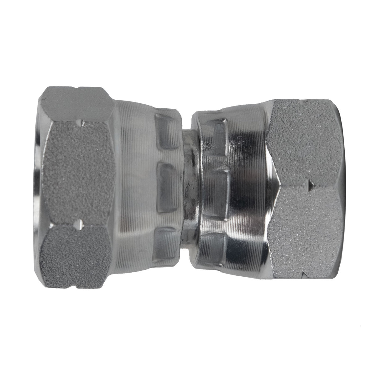 Swivel Adapter, 1/4-in Female BSPP Swivel x 1/4-in Female BSPP Swivel, Steel