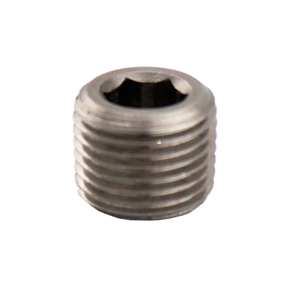 Countersunk Plug, 1/8-in Male BSPT, Steel