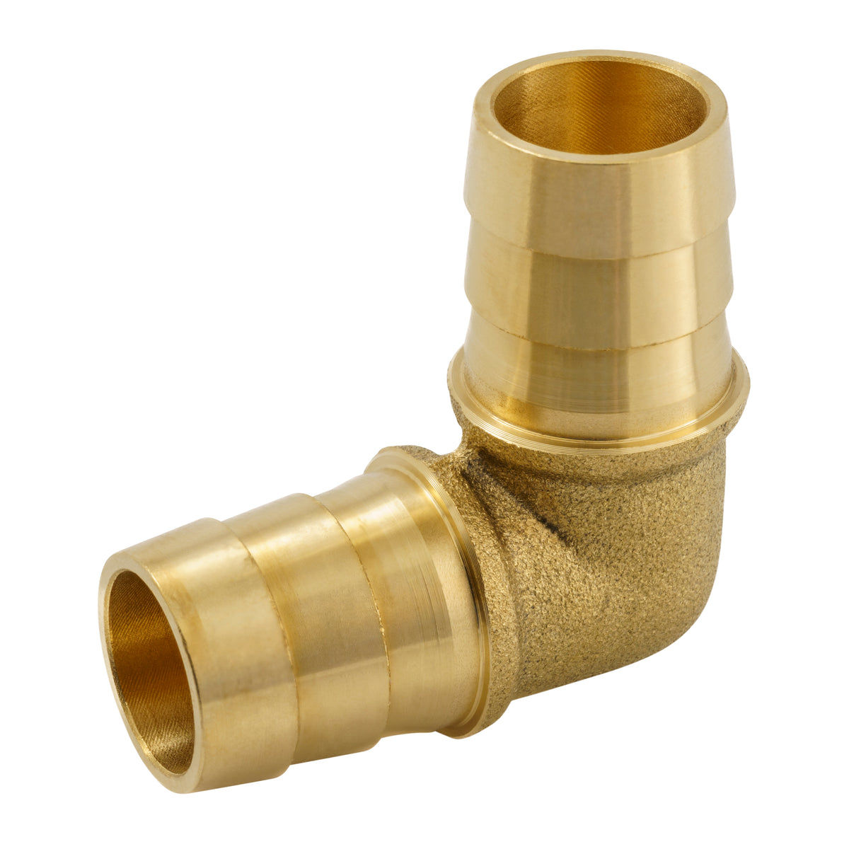 Brass 3/4-in BARB x 3/4-in BARB Elbow - Fittings N' Valves