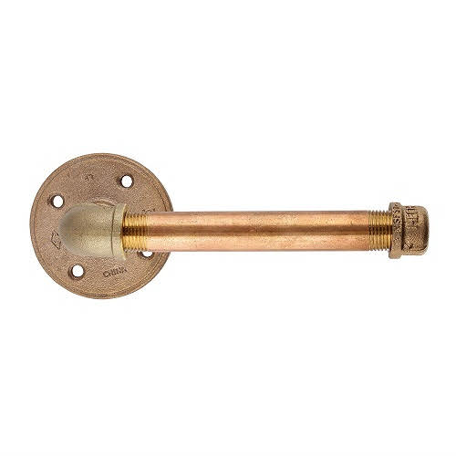 Brass Pipe Toilet Paper Roll Holder