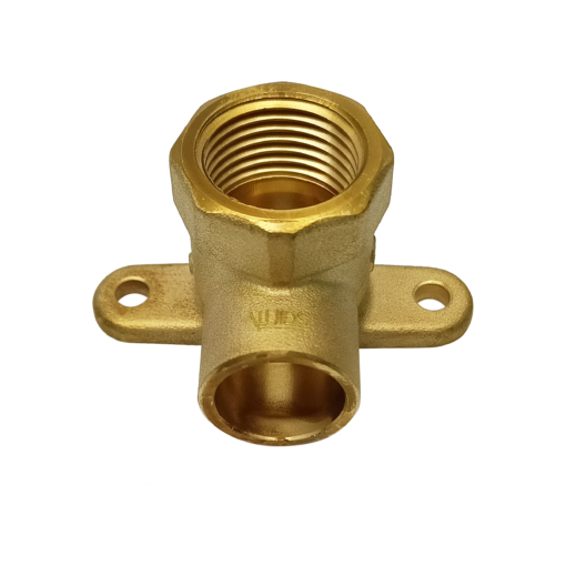 1/2" CxF Cast Brass 90-Degree Drop Ear Elbow (Lead Free)