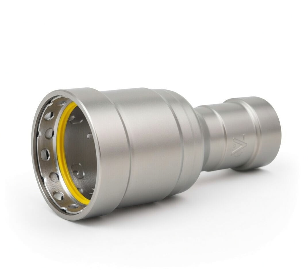 1/2" ArmorPress CS E x T CPLG W/O STOP - GAS (HNBR) - Fittings N' Valves