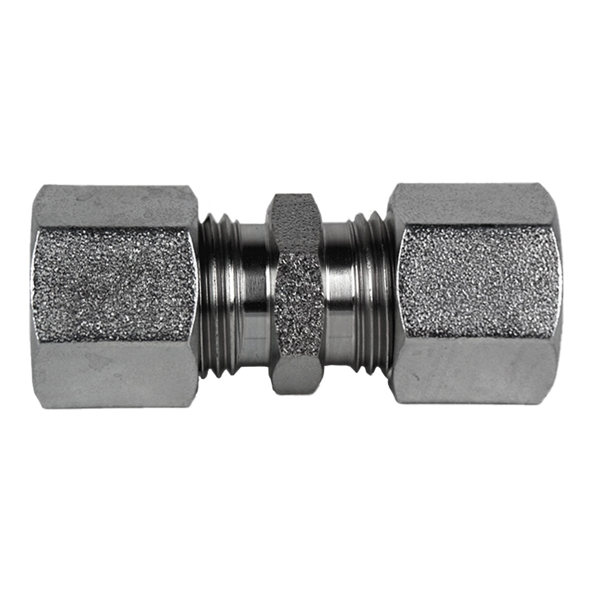Straight Union, L08 Metric Bite Type x L08 Metric Bite Type, Steel