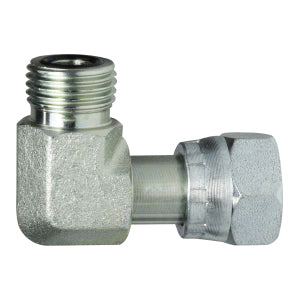90 deg Elbow, 1-3/16 in Male ORFS x 1-3/16 in Female ORFS, Steel