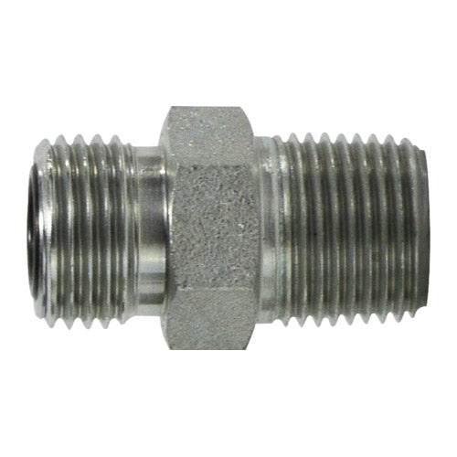 Adapter, 5/8-in Male O-Ring Face Seal x 3/4-in Male NPTF, Steel
