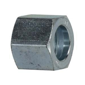 Braze Tube Nut, 3/8 x 3/8 in Tube, Steel
