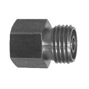 Braze Tube Union, 1-1/2 in Braze x 2 in ORFS, Steel