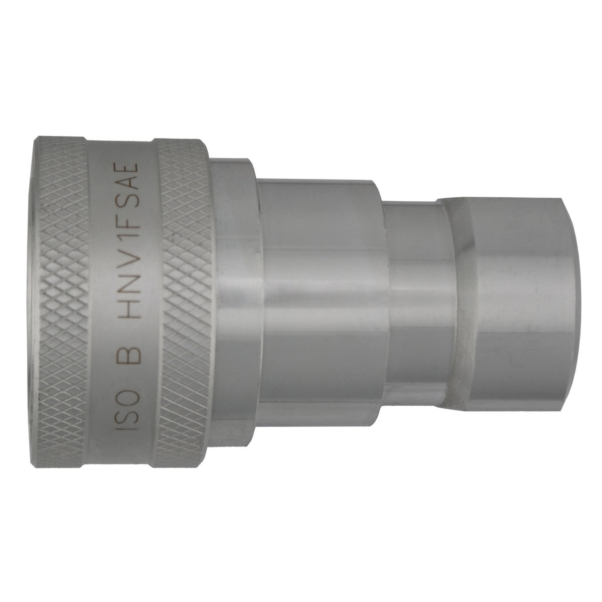 ISO-B Interchange Quick Disconnect SAE O-Ring Coupler, 1-in Body x 1-in Female O-Ring Boss, Steel
