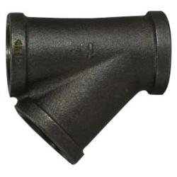 1" Black Iron Lateral Wye