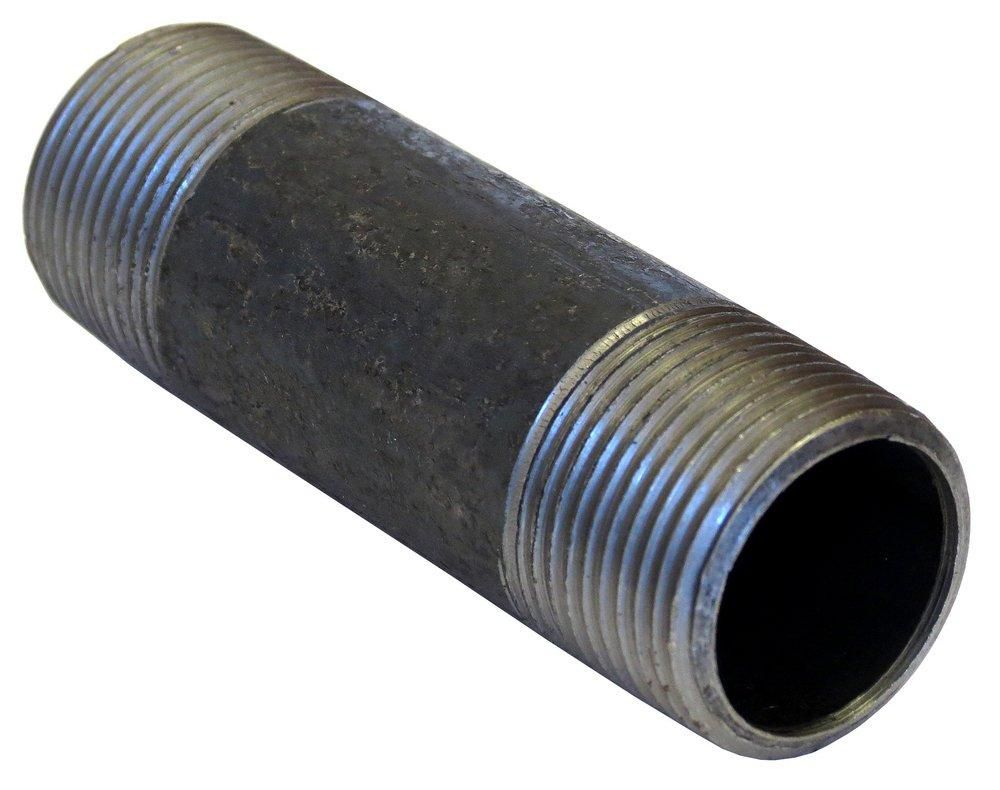 1/2"x 4" Black Right & Left Nipple