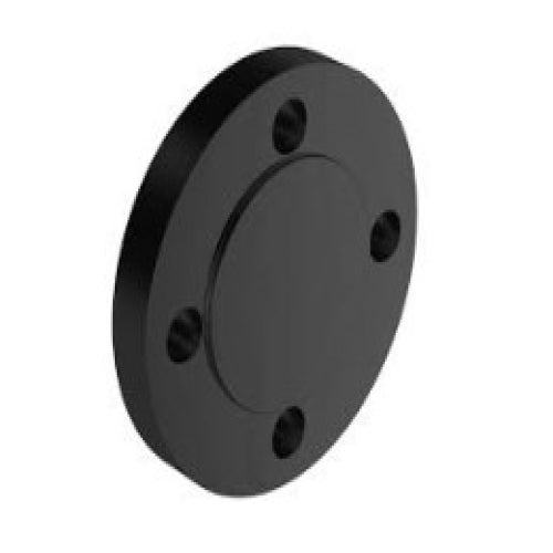 2-1/2" Black Blind Flange Raise Face 150#