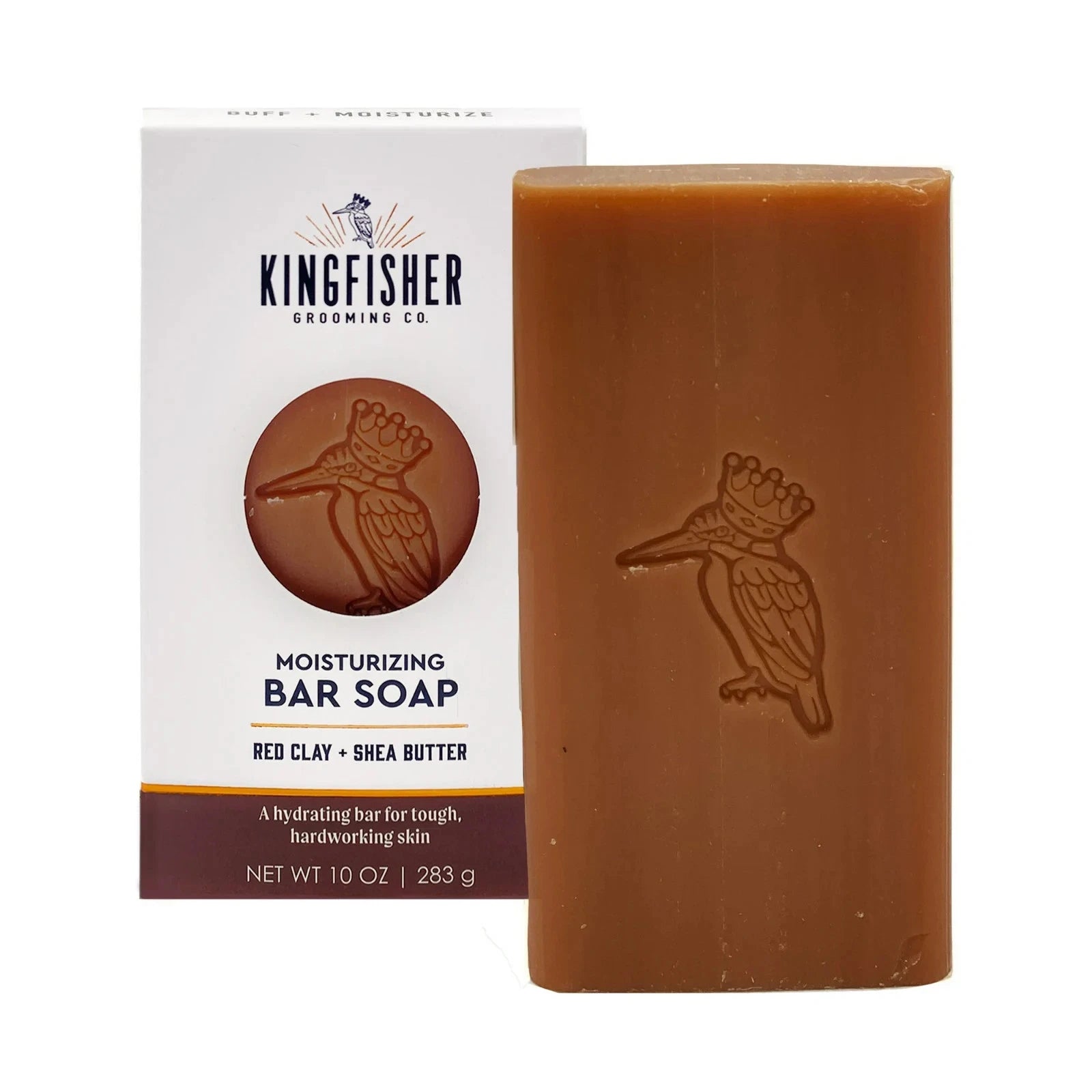 (2 pack) Kingfisher Co. Men's Exfoliating Bar Soap & Moisturiing Bar - 10 Oz Each - Fittings N' Valves