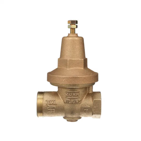 1" Zurn Wilkins 70XL Pressure Regulator - Single Union FNPT x FNPT, 1 in Pipe Size, Bronze, 25 psi to 75 psi