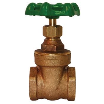 3/4" IPS Heavy Pattern Bronze Gate Valve