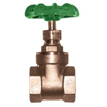 1-1/4" IPS Lead Free Brass Gate Valve