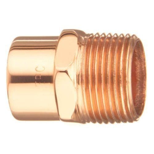 1" Copper x Male Adapter Box of 25