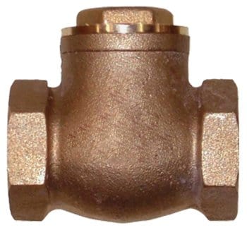 2" IPS Brass Swing Check Valve