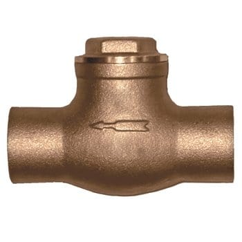 1" C x C Lead Free Swing Check Valve