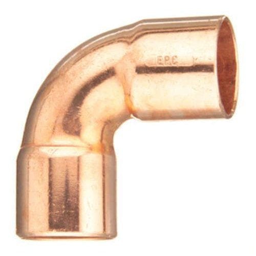 1-1/4" x 1" Copper 90° Elbow