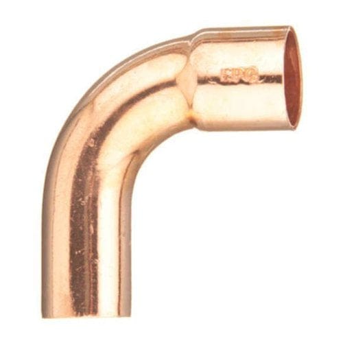 5/8" FTG x Copper 90° Long Turn Street Elbow