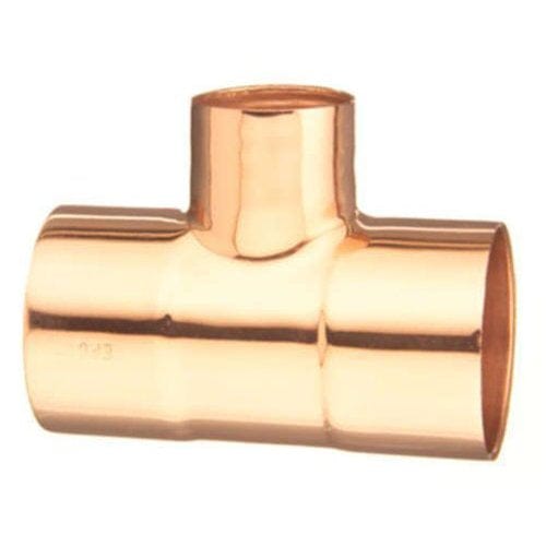 1/4" x 1/8" x 1/8" C x C x C Copper Tee