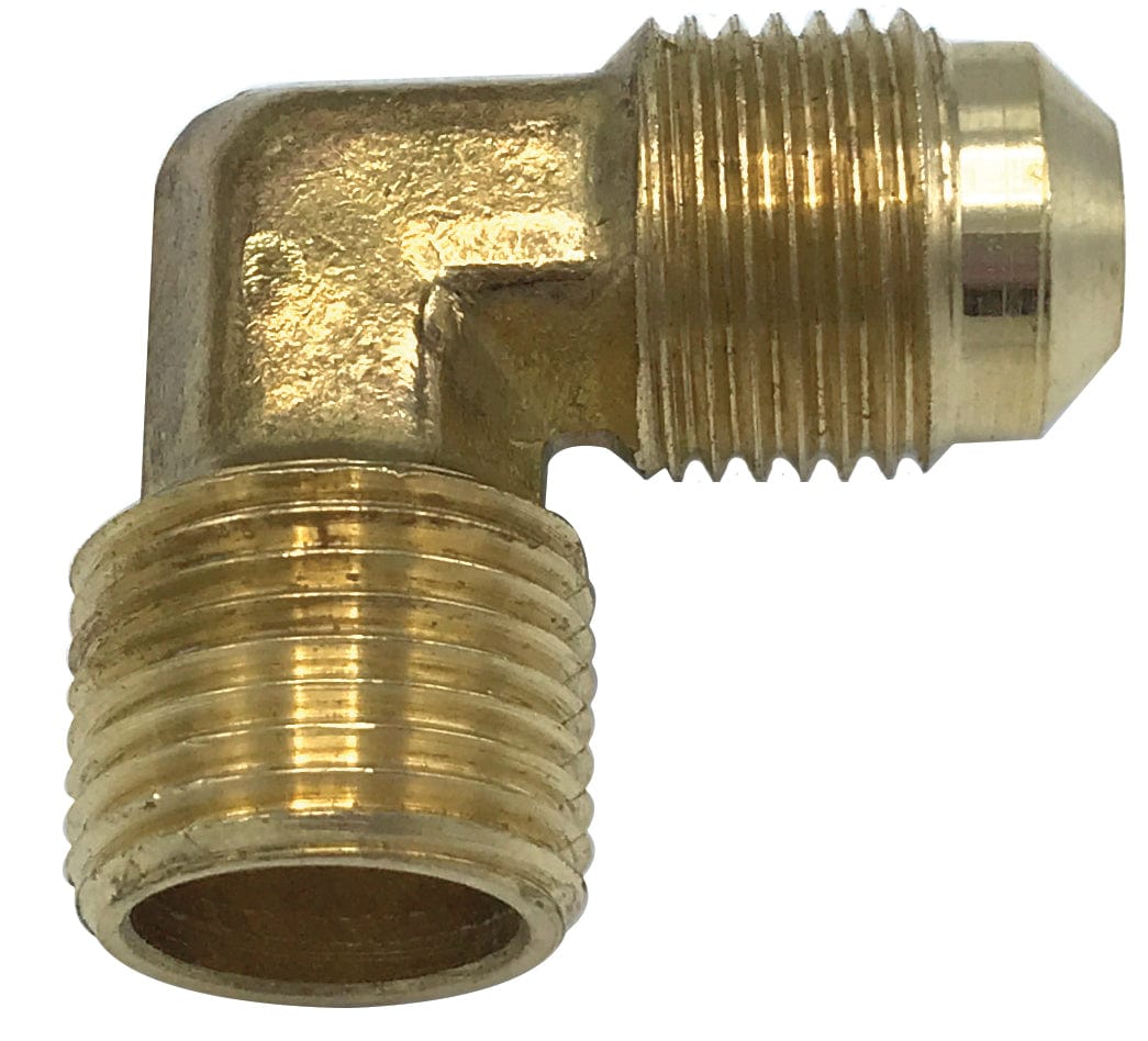 3/8" x 3/8" #49 Flare Elbow Less Nut