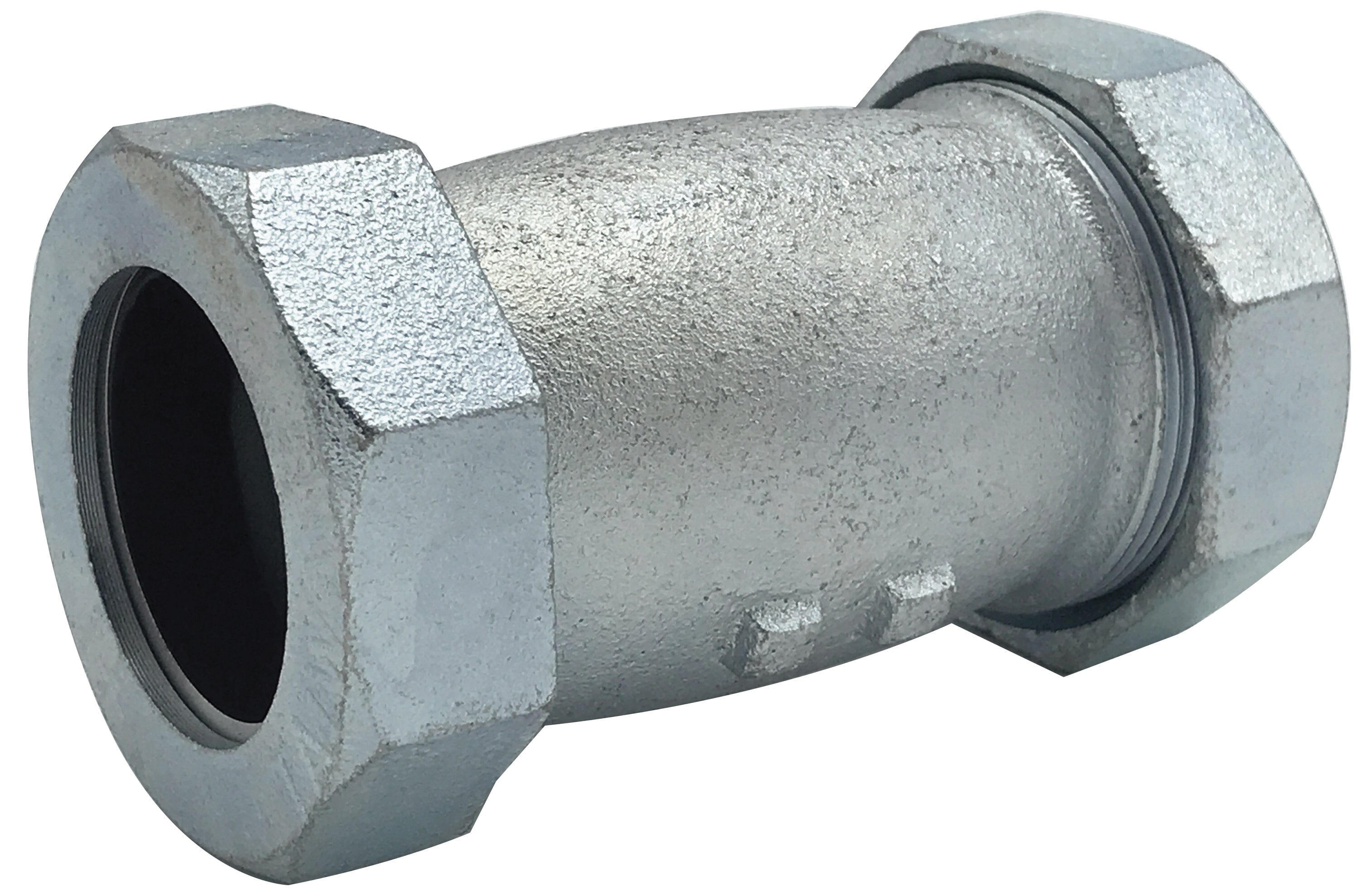 3" Short Galvanized Compression Coupling