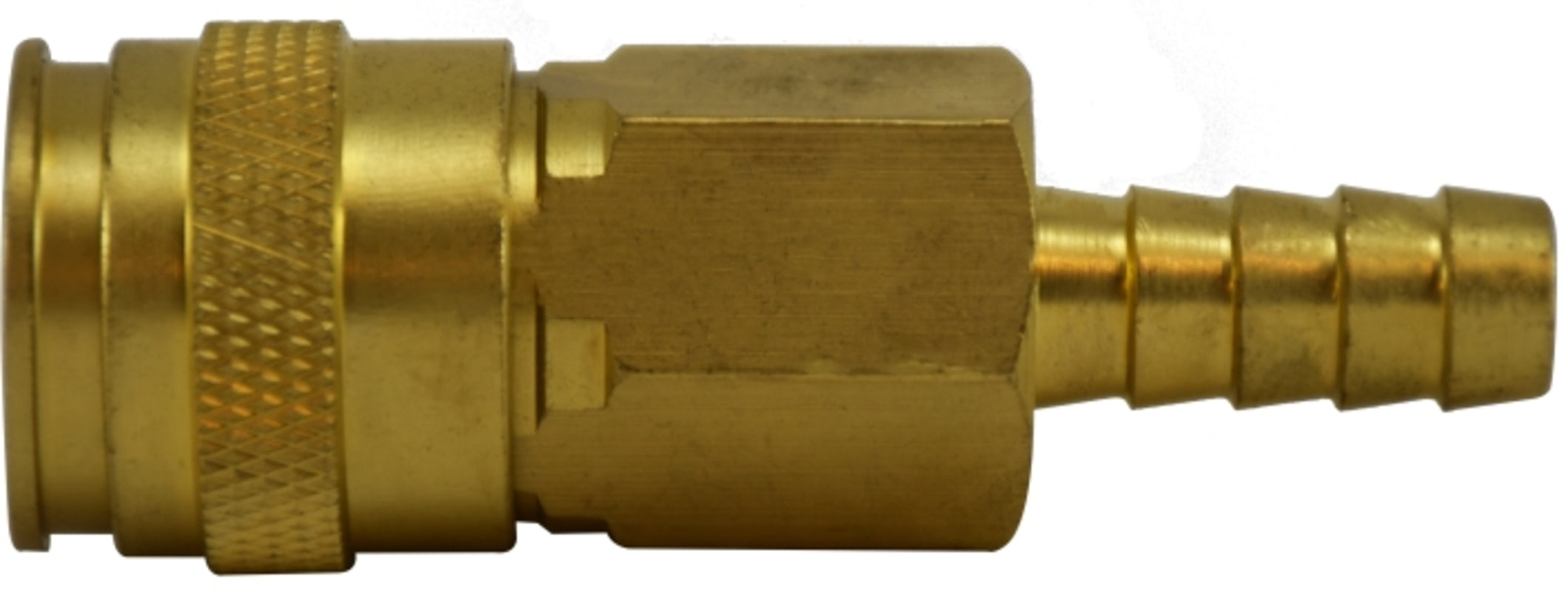 3/8 HOSE BARB UNIV. BRASS COUPLR