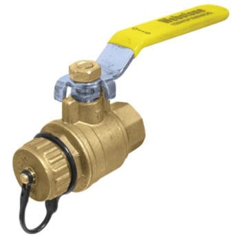3/4" FIP x Hose Lead Free Ball Valve - Fittings N' Valves