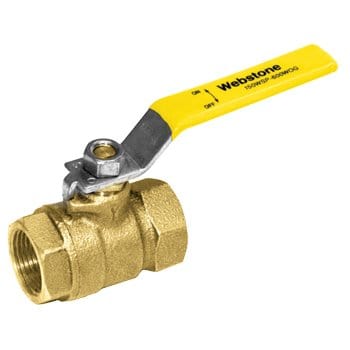 1/4" IPS Full Port B62 Bronze Ball Valve