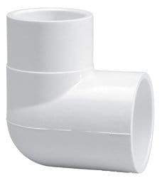2-1/2" x 2" PVC Schedule 40 Elbow W/1-1/2" SP