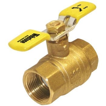 1/2" IPS Full Port Brass Ball Valve W/Stainless Steel Wing Handle