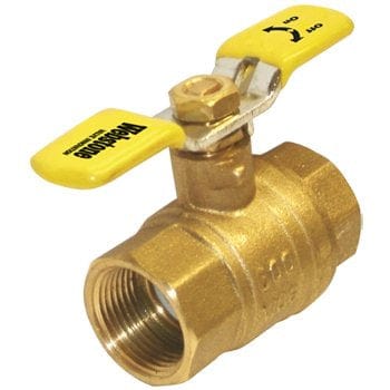 1" IPS Lead Free Full Port Brass Ball Valve W/Stainless Steel Wing Hdl