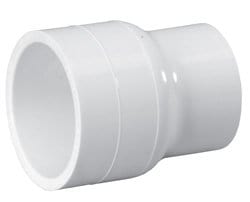 4" x 3" PVC Schedule 40 Coupling SLIP x SLIP - Fittings N' Valves